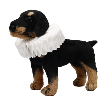 Háziállat fotózáshoz dekoratív sál-nyakörv, retro Ruff collar, poliészter, Guangdong eredet, készleten, egyenként csomagolva, fotózáshoz ideális