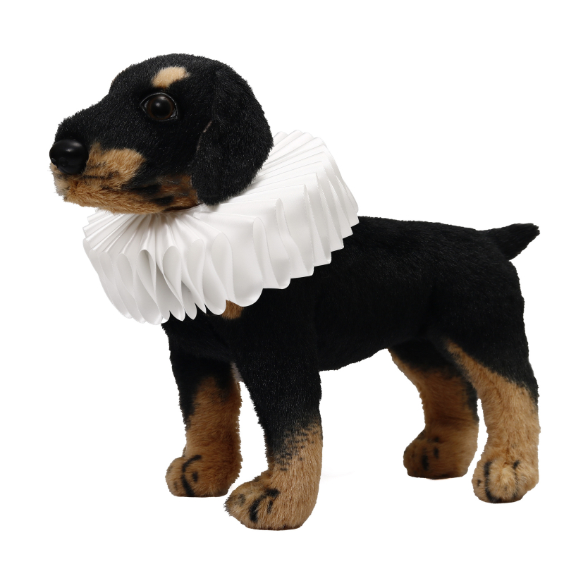 Háziállat fotózáshoz dekoratív sál-nyakörv, retro Ruff collar, poliészter, Guangdong eredet, készleten, egyenként csomagolva, fotózáshoz ideális