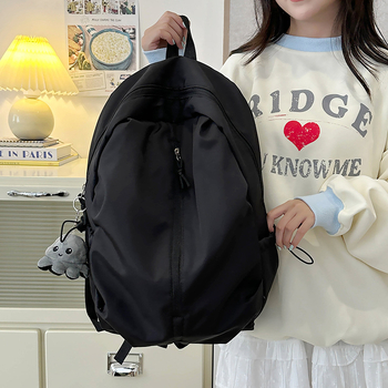 Rucsac din nylon, unisex, cu capacitate mare, pentru uz școlar