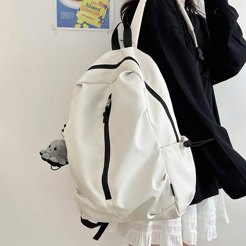 Rucsac din nylon, unisex, cu capacitate mare, pentru uz școlar