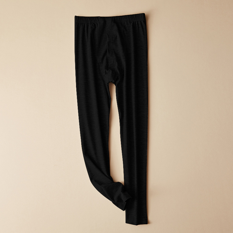 Unisex tople termo hlače od vune i svile, debela tkanina 251-300 g/m², udio svile 80-90%, anti-piling