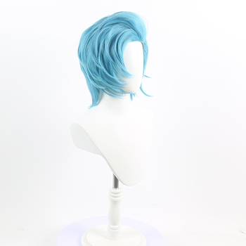 Anime-stílusú cosplay paróka hőálló szálakkal, festhető, mechanikus kivitelezés