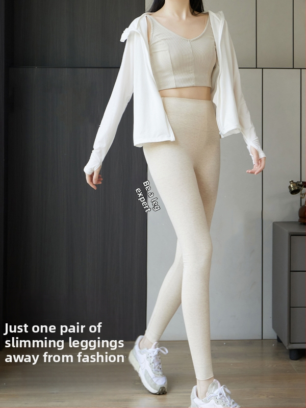 Dámske bavlnené legíny Barbie, vysoký pás, elastické, tenké, bezšvové, plus-size
