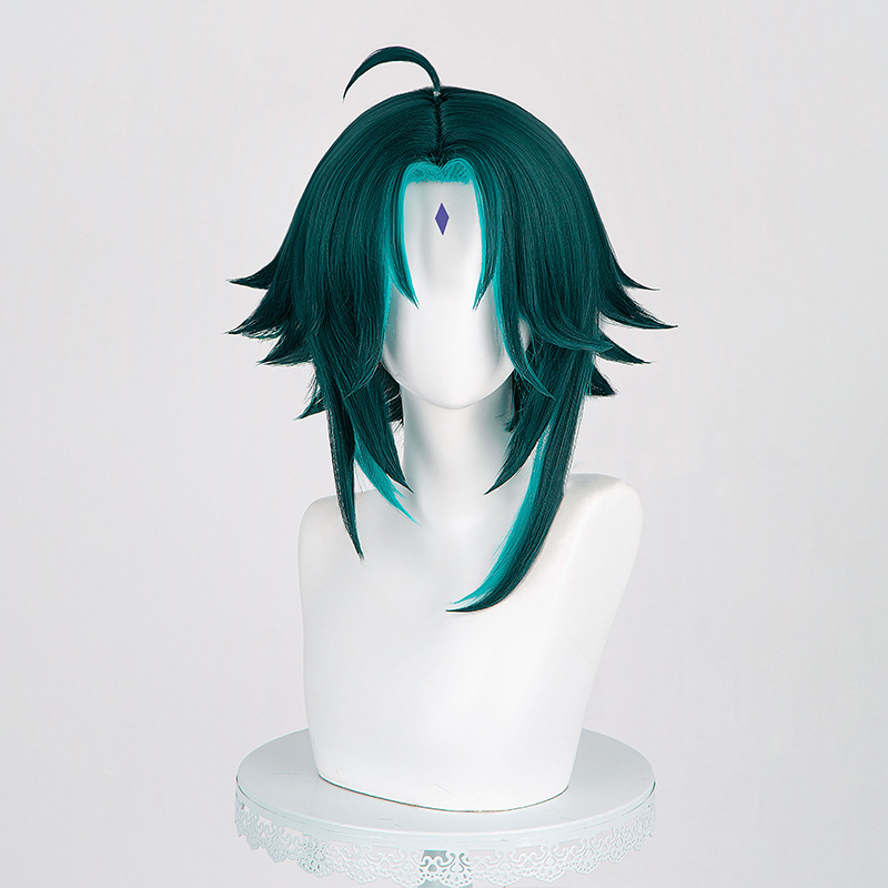 Anime cosplay COS paróka – rövid haj, hőálló huzal, modell WIG-719C, festhető