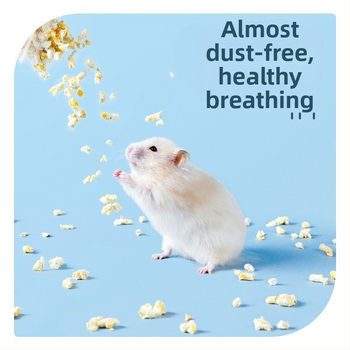 Așternut pentru hamsteri din granule de hârtie, cu proprietăți de deodorare și absorbție, marca Yee