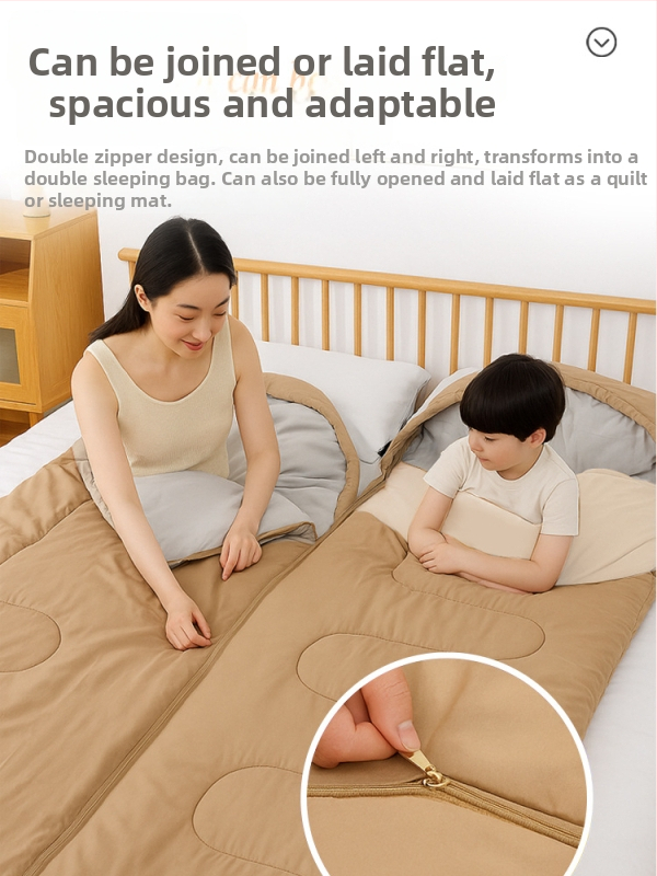 Spavaći vreć za odrasle, četiri sezone, dvostruki, tip omotnice, lagan