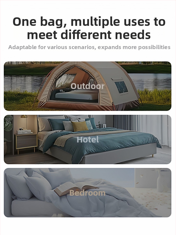 Spavaći vreć za odrasle, četiri sezone, dvostruki, tip omotnice, lagan