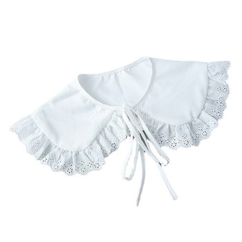 Guler fals pentru fete, stil japonez, guler dantelat de păpușă, fular mic (Material: Mătase; Gen: Feminin; Sezoane: Vară, Primăvară, Toamnă, Iarnă; Conținut de mătase: >96%)