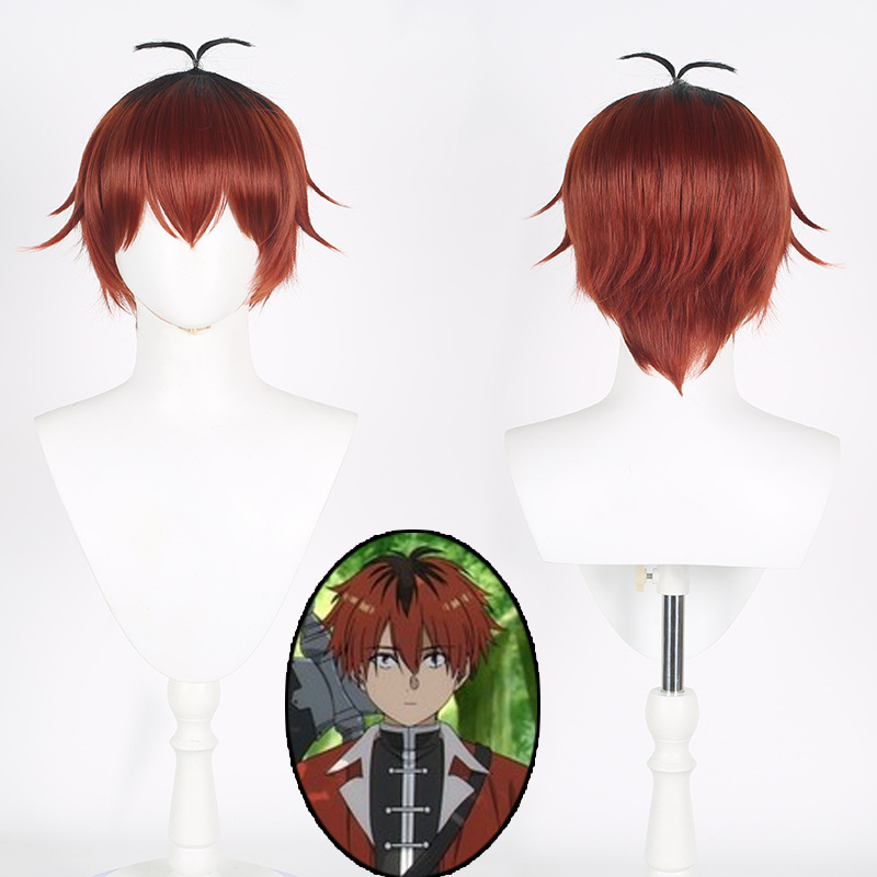 COS paróka cosplayhoz, anime stílus, anyag: magas hőmérsékletű huzal, hővel festhető, férfiaknak, minden bőrtónushoz megfelelő
