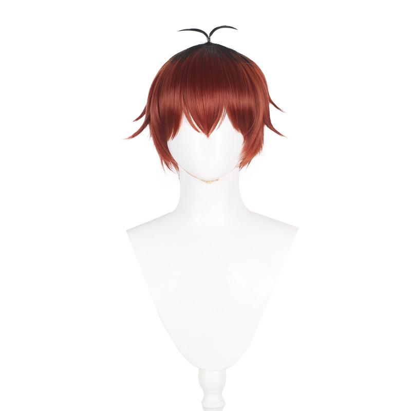 COS paróka cosplayhoz, anime stílus, anyag: magas hőmérsékletű huzal, hővel festhető, férfiaknak, minden bőrtónushoz megfelelő
