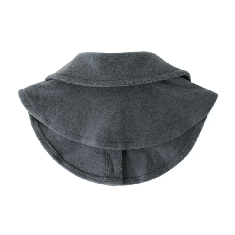 Ženski zimski šal za vrat s uspravnim ovratnikom – poliester zaštita vrata, jesen 2025