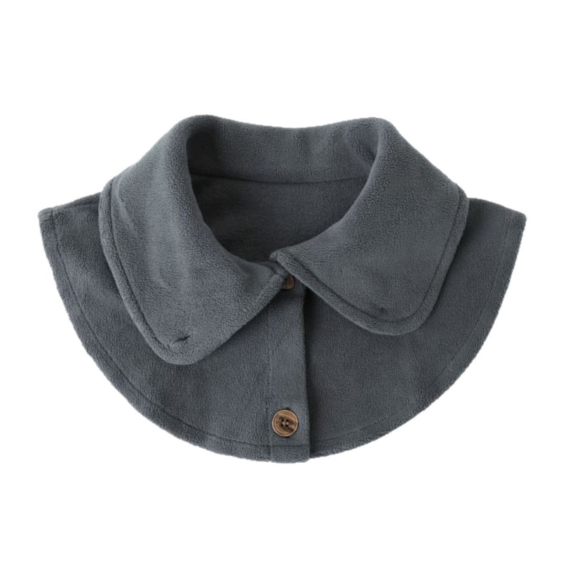 Ženski zimski šal za vrat s uspravnim ovratnikom – poliester zaštita vrata, jesen 2025
