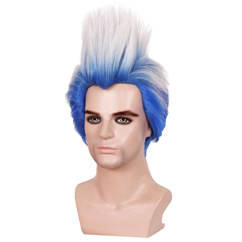 Perucă bărbătească Yn268, lungime scurtă, fibră rezistentă la temperatură, procesare mecanică, nu se vopsește și nu se poate face perm, stil cosplay realist european/american