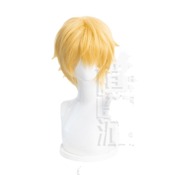 Perucă cosplay Chainsaw Man Denji, structură cu dublu strat, fibre rezistente la temperatură, vopsire fără căldură, modelare mecanică