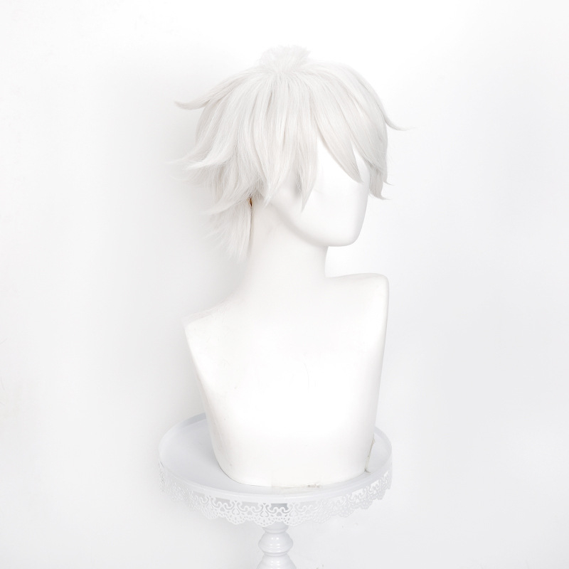 Shang Nisi cosplay paróka – rövid haj, magas hőmérsékletű szálak, festhető és göndöríthető, anime cosplay stílus, arcformázó hatás