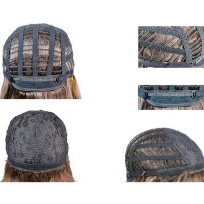 Perucă bărbați NF19 — păr scurt drept, fibre sintetice rezistente la temperatură, fabricare mecanică, nu poate fi vopsită cu vopsea la temperatură înaltă