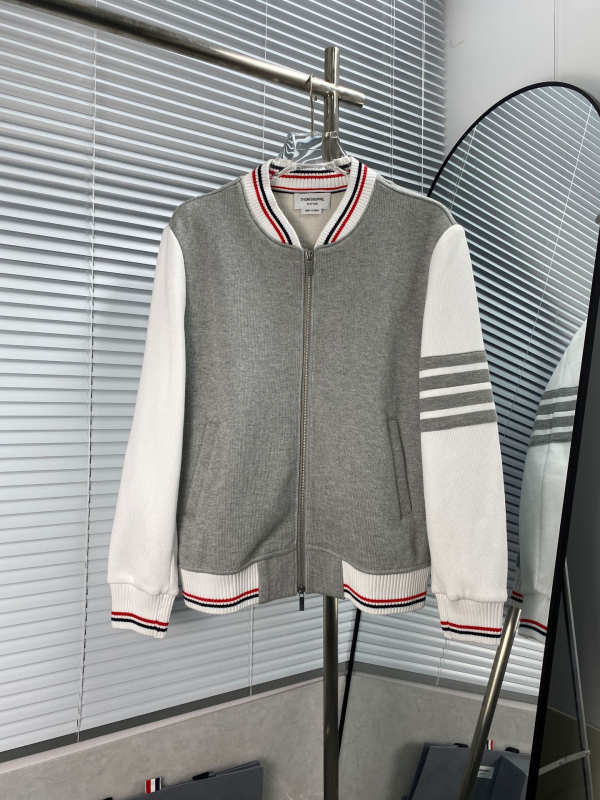 Baseballdzseki nőknek és férfiaknak, csíkos, álló gallérral, cipzárral, laza szabású, külső anyag 100% pamut, bélés 100% pamut