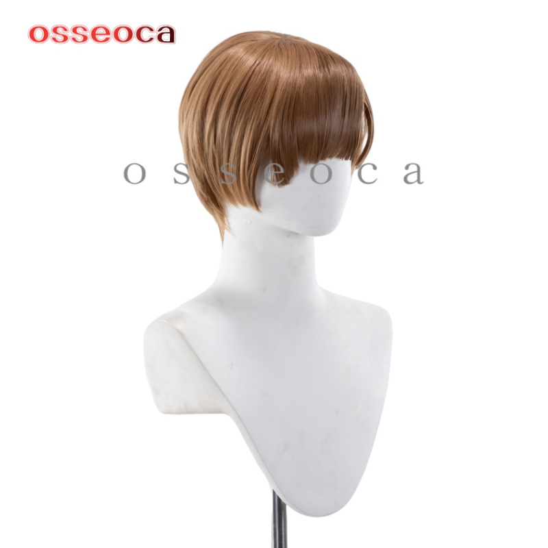 Cosplay paróka, modell 70021, rövid haj, magas hőmérsékletű rost, festhető, feldolgozási technológia: mechanizmus