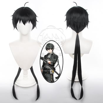 Haogang Cosplay paróka: hosszú lófarok, hőálló rost, festhető, anime stílus