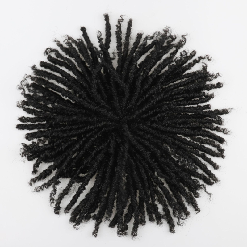 Muška perika za dreadlock s volumenom – NSFK01, visokotemperaturna žica, mehanička obrada