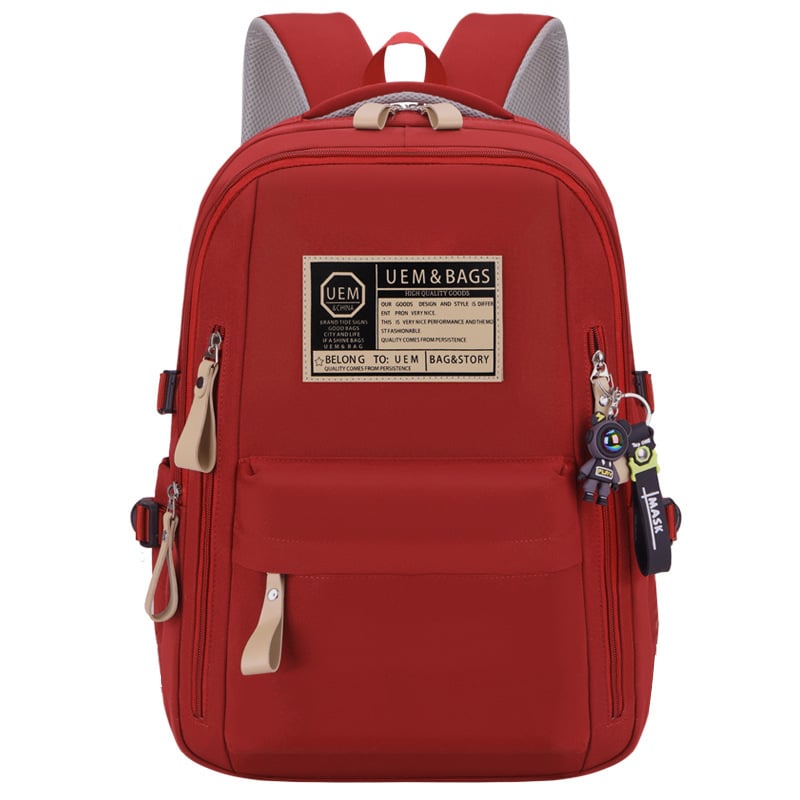 Rucsac școlar unisex cu capacitate mare, Oxford, ușor, respirabil, impermeabil, curele de umăr curbate, destinat gimnaziu și facultate