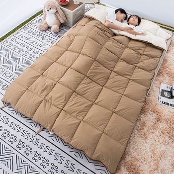 Vanjski spavaći vreća za odrasle, oblik omotnice, deblja za kampiranje, punilo od imitacije svile i pamuka, vanjski materijal 360t premaz tafta, podstava 190t pongee, za jednu osobu