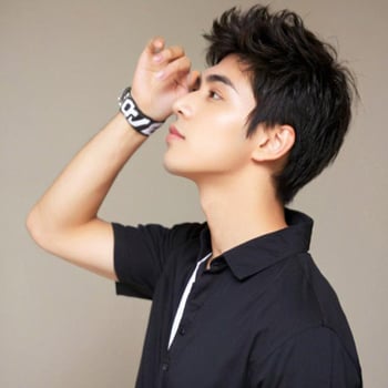 Muška perika, kratki stražnji stil, sintetičko vlakno otporno na toplinu, model 327, pogodna za visoke temperature, nije za trajnu ili bojanje