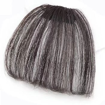 Muški dio perike za prednju liniju kose, ravna, pravo ljudsko vlasi, može se obojiti, s klipsom