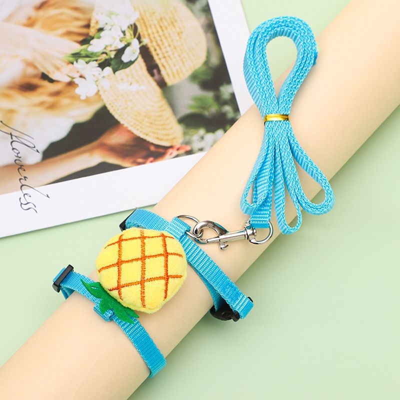 Котешка каишка от плат за разходки — регулируема, за котки, въже и вериги за домашни любимци