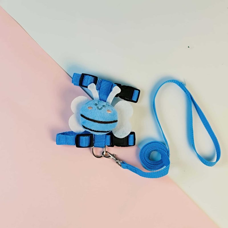 Котешка каишка от плат за разходки — регулируема, за котки, въже и вериги за домашни любимци