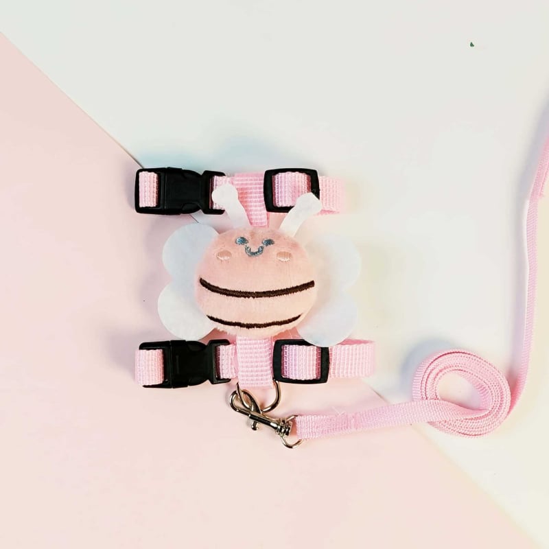 Котешка каишка от плат за разходки — регулируема, за котки, въже и вериги за домашни любимци