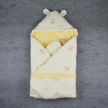 Dječja swaddle deka – pamuk, sintetička punila, jesen/zima, jednobojni ili crtani uzorak, za bebe i djecu od 1–3 godine