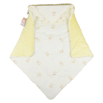Dječja swaddle deka – pamuk, sintetička punila, jesen/zima, jednobojni ili crtani uzorak, za bebe i djecu od 1–3 godine