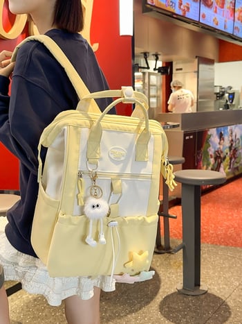 Školska torba za djevojčice, velika kapaciteta 20–35 L, materijal: najlon, vodootporna, unutarnja podstava: najlon, marka Xinlai baizi