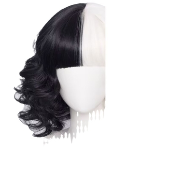 Περούκα με κοντά σγουρά μαλλιά, φυσικό στυλ, μοντέλο 748, φράντζα, σύρμα υψηλής θερμοκρασίας