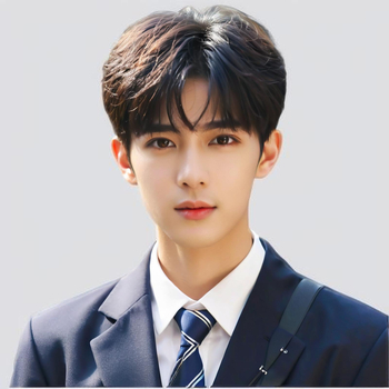 Muška perika, kratka kosa, vlakna otporna na visoke temperature, može se bojati ili se permati, model 200