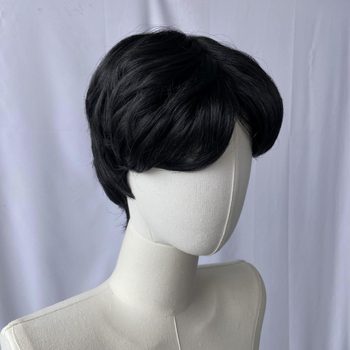 Muška perika, kratka kosa, vlakna otporna na visoke temperature, može se bojati ili se permati, model 200