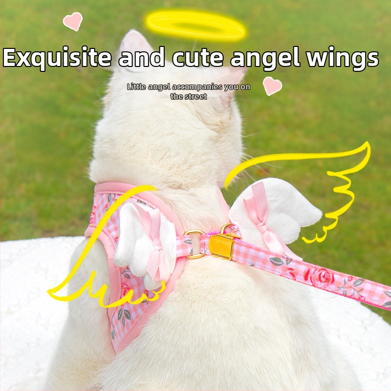 Vest-style хернес за домашни любимци, полиестер, неразтягащ се тракционен колан, марка Zichen (питомци), за котки