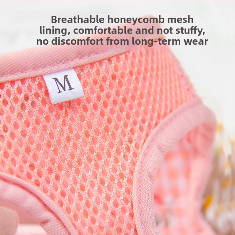 Vest-style хернес за домашни любимци, полиестер, неразтягащ се тракционен колан, марка Zichen (питомци), за котки