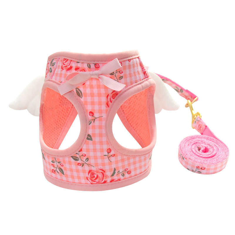 Vest-style хернес за домашни любимци, полиестер, неразтягащ се тракционен колан, марка Zichen (питомци), за котки