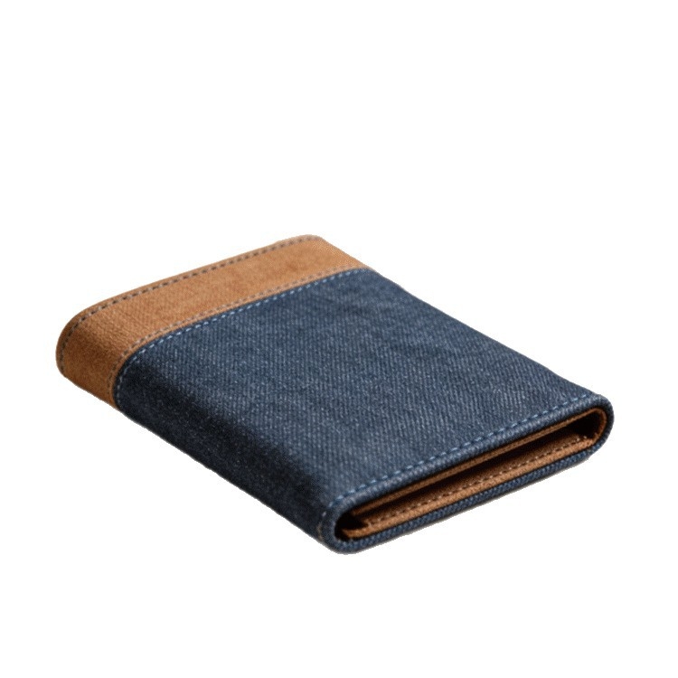 Portofel PU tri-fold cu model anime, stil stradal, unisex