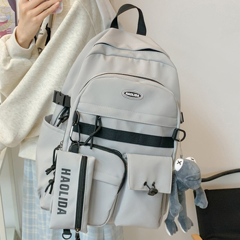 Rucsac unisex, capacitate mare, impermeabil din Oxford, căptușeală din nailon, curele cu pernă de aer