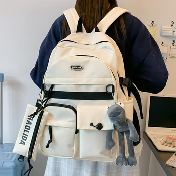 Rucsac unisex, capacitate mare, impermeabil din Oxford, căptușeală din nailon, curele cu pernă de aer