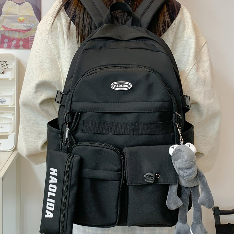 Rucsac unisex, capacitate mare, impermeabil din Oxford, căptușeală din nailon, curele cu pernă de aer
