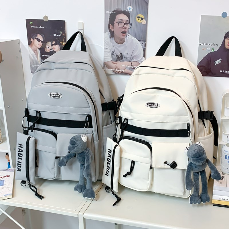 Rucsac unisex, capacitate mare, impermeabil din Oxford, căptușeală din nailon, curele cu pernă de aer