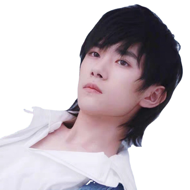 Xiangyi 5006 muška perika, vlakno otporno na visoke temperature, mehanički proces, nije pogodno za trajnu kovrču ili bojanje