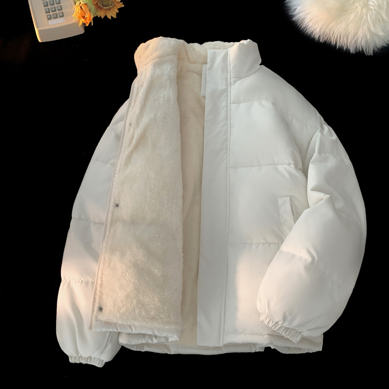 Ženska Chenille jakna s zatvaračem, polo ovratnik, dugi rukavi, srednja duljina, debela podstava