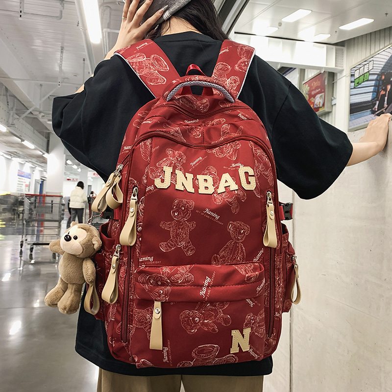 Unisex ruksak za slobodno vrijeme i putovanja, najlon, kapacitet 36–55 l, za 16-inčni laptop, crtani motiv, brenda Xipeng, ergonomski stražnji panel