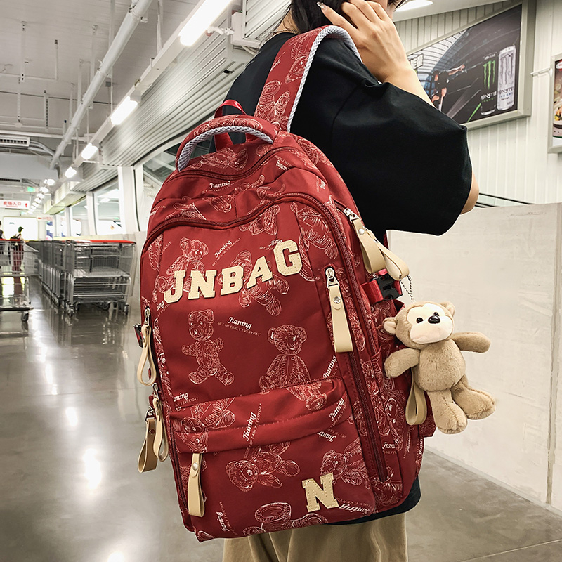 Unisex ruksak za slobodno vrijeme i putovanja, najlon, kapacitet 36–55 l, za 16-inčni laptop, crtani motiv, brenda Xipeng, ergonomski stražnji panel