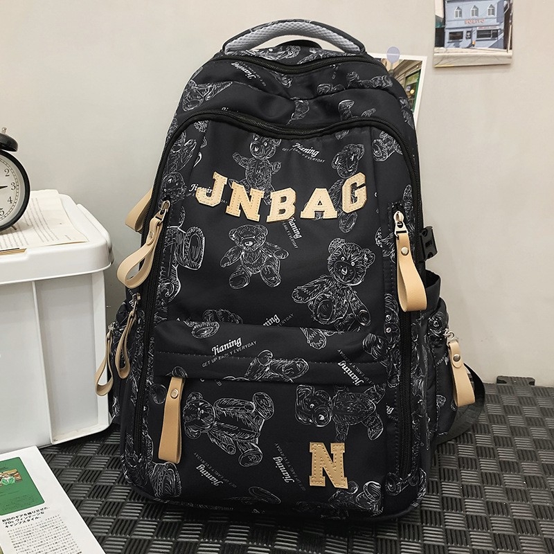 Unisex ruksak za slobodno vrijeme i putovanja, najlon, kapacitet 36–55 l, za 16-inčni laptop, crtani motiv, brenda Xipeng, ergonomski stražnji panel